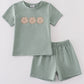 Sage sand dollar embroidery boy set