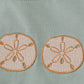 Sage sand dollar embroidery boy set