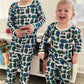 Long Sleeve Pajama Set - Garbage Trucks