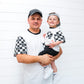 Black Checkered Magic Pocket Tee