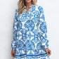 Adalynn Tribal Button Up Loose Mini Dress