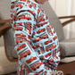 Long Sleeve Pajama Set - Fire Trucks