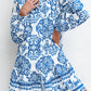 Adalynn Tribal Button Up Loose Mini Dress