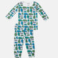 Long Sleeve Pajama Set - Garbage Trucks