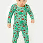 Long Sleeve Pajama Set - Football